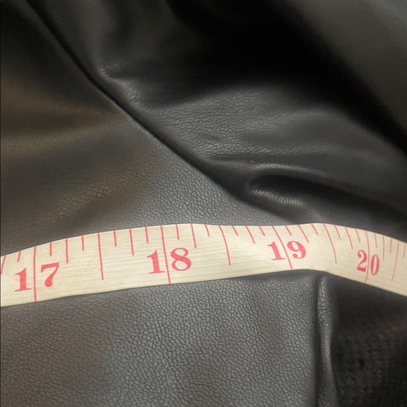Nine West faux leather moto jacket NWOT - Picture 5 of 5